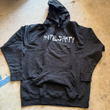 Integrity "HITD" silver ink hoodie size XL