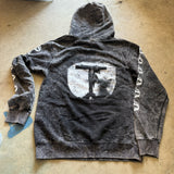 Integrity "closure" washed black hoodie 1/1